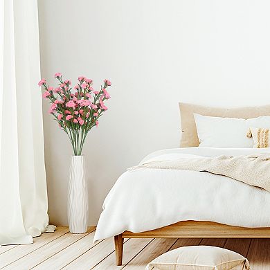 6 Pcs Simulation Carnations, Artificial Carnation Flowers Bouquets Party Wedding Decoration 32.6"