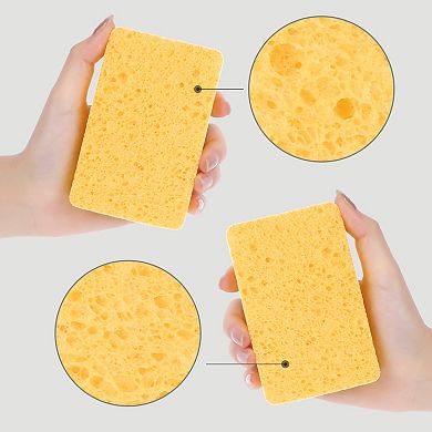 6 Pack Non-Scratch Sponges, Kitchen Dish Sponge, Household Cleaning Sponges for Kitchen