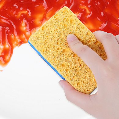 Scrub Dish Sponges, Cleaning Sponges, Stand Up to Stuck on Grime Kitchen Sponges for Household