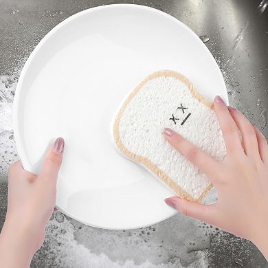 Cute Pattern Cleaning Dish Sponges, Non-Scratch Scrub Sponge Set, for Kitchen, 4.7"x3.9"x0.6"