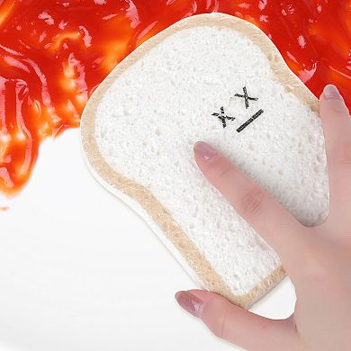 Cute Pattern Cleaning Dish Sponges, Non-Scratch Scrub Sponge Set, for Kitchen, 4.7"x3.9"x0.6"