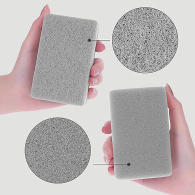 Sponges Household Kitchen 5 Pcs, Scrub Dish Sponges, Dual Sided Cleaning Sponge for Bathroom