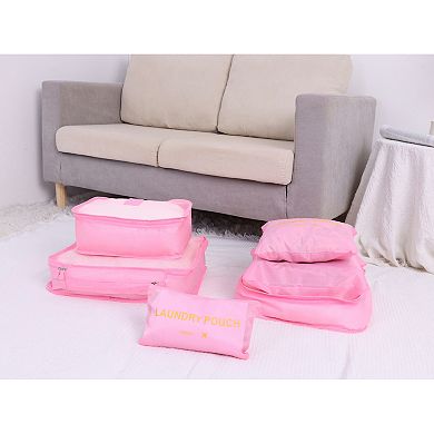 6 Set Travel Bag for Storage, Lightweight Vacation Travel Essentials, Travel Toiletry Bag Sets