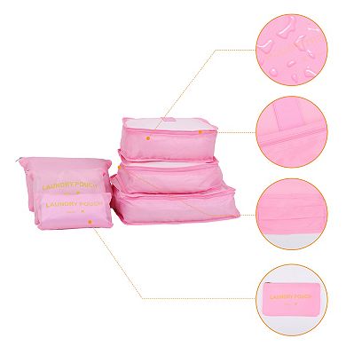 6 Set Travel Bag for Storage, Lightweight Vacation Travel Essentials, Travel Toiletry Bag Sets