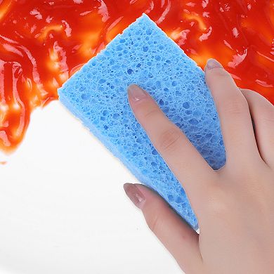 6 Pack Scrub Sponge, Bulk Sponges, Sponges Sponges Kitchen, Cleaning Power Sponges for Bathroom
