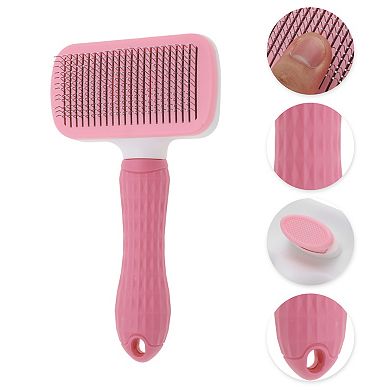 Durable Square Pet Grooming Brush for Dog for Cat 7.48"x4.21"x2.09" 1 Pc