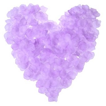 1000 pc Artificial Silk Rose Petals Fake Flower Decor for Wedding, Engagement, Party 1.6"