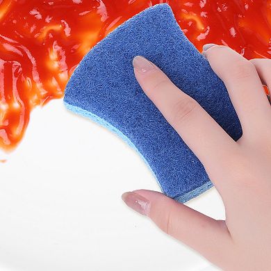 Kitchen Sponges, Dual Side Sponges for Washing Dishes, Cleaning Sponges for Kitchen