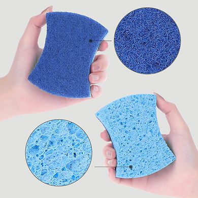 Kitchen Sponges, Dual Side Sponges for Washing Dishes, Cleaning Sponges for Kitchen
