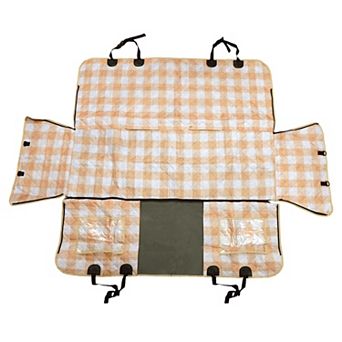 Durable Car Seat Cover for Pet Bright Color Detachable 1 pc