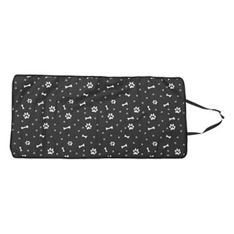 Universal Waterproof Car Seat Cover for Pet Bone Paw Pattern