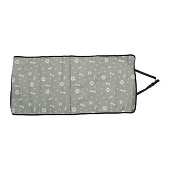 Universal Waterproof Car Seat Cover for Pet Bone Paw Pattern