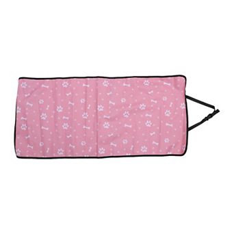 Universal Waterproof Car Seat Cover for Pet Bone Paw Pattern