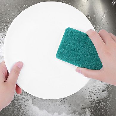 6 Pack Scrub Sponge, Bulk Sponges, Dual-Sided Cleaning Sponges, Sponge for Kitchen, Bathroom, Dish