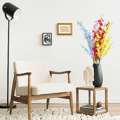 10 Pcs Artificial Dancing Lady Orchids Fake Long Stem Orchid Flowers 36.2"