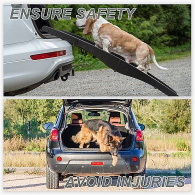 Dog Ramp for Bed, Non-Slip Portable Folding Stairs, Dog Ramp for Car, Easy Car Access for Dogs