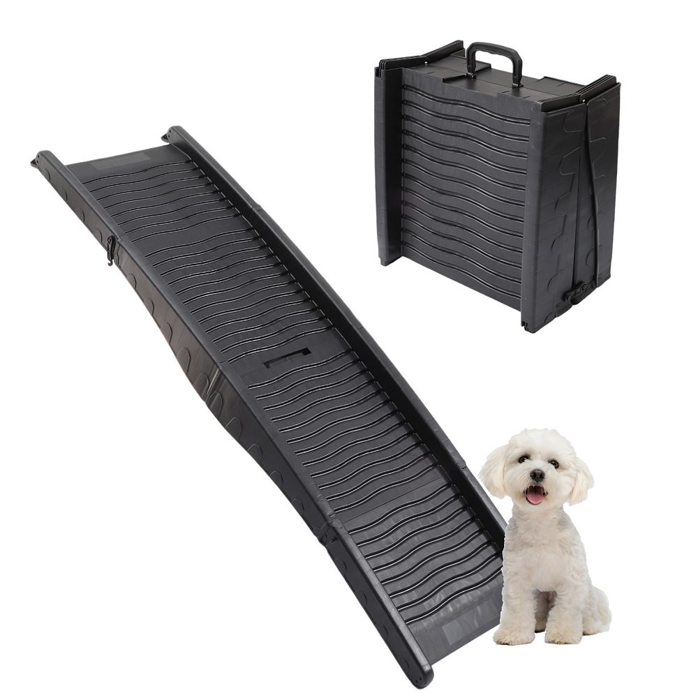 Dog Ramp for Bed, Non-Slip Portable Folding Stairs, Dog Ramp for Car ...