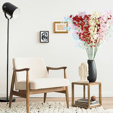 6pcs Artificial Flowers Orchids Silk Fake Flowers in Bulk with Stem Real Touch Orchid Bouquets 44.4"