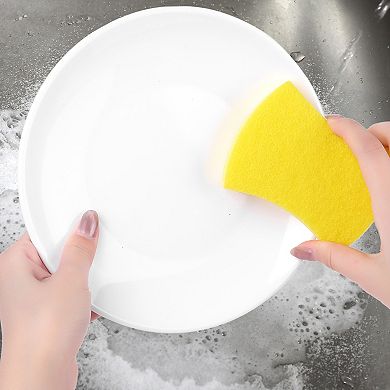 Kitchen Sponges, Dual Side Sponges for Washing Dishes, Cleaning Sponges for Kitchen