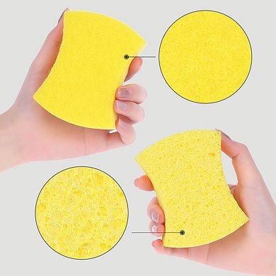 Kitchen Sponges, Dual Side Sponges for Washing Dishes, Cleaning Sponges for Kitchen
