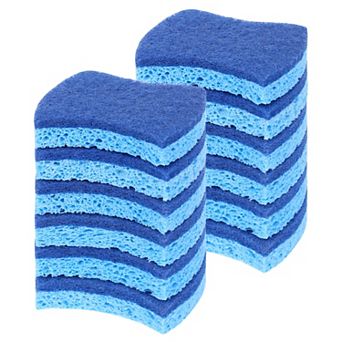 Kitchen Sponges, Dual Side Sponges for Washing Dishes, Cleaning Sponges for Kitchen