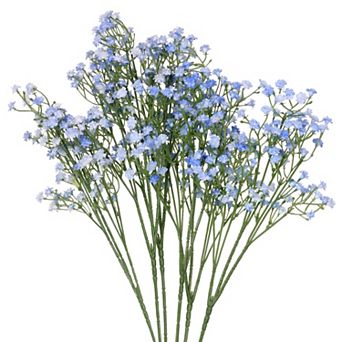 Baby's Breath Artificial Flowers, 6 pc Real Touch Flowers Artificial Bulk Bouquets 20.8"