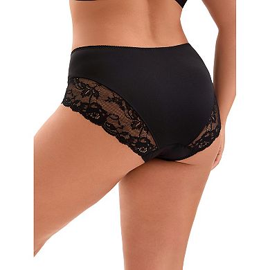 7 Pcs Women's Mid-Rise Lace Trim Brief Panties