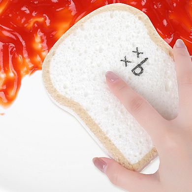 Cute Pattern Cleaning Dish Sponges, Non-Scratch Scrub Sponge Set, for Kitchen, 4.7"x3.9"x0.6"