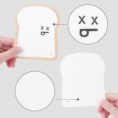 Cute Pattern Cleaning Dish Sponges, Non-Scratch Scrub Sponge Set, for Kitchen, 4.7"x3.9"x0.6"