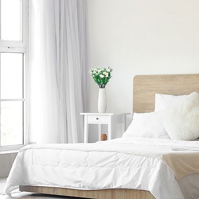 6 Bundles Artificial Daisies Flowers, Stems Fake Floral Bouquet for Wedding Home Decoration 13.8"