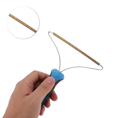Multifunctional Pet Hair Remover for Dog for Cat Blue 1 Pc
