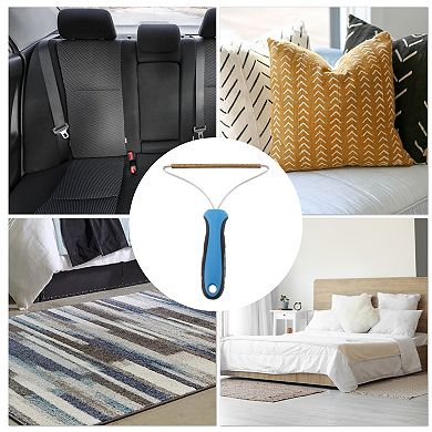 Multifunctional Pet Hair Remover for Dog for Cat Blue 1 Pc