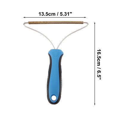 Multifunctional Pet Hair Remover for Dog for Cat Blue 1 Pc