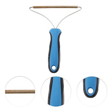 Multifunctional Pet Hair Remover for Dog for Cat Blue 1 Pc