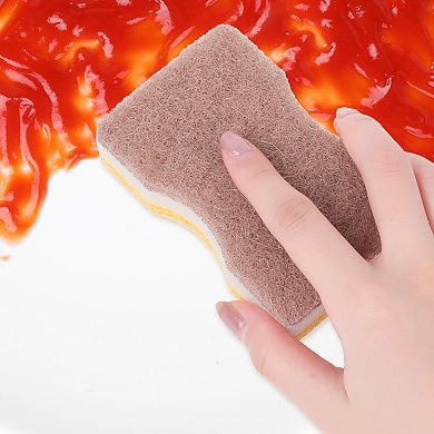 Scrub Sponges Kitchen, Scrub Dish Sponges, Dual-Sided Cleaning Sponges for Kitchen