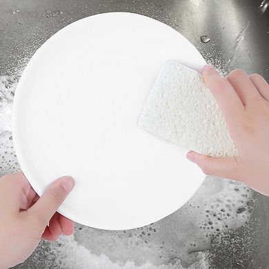 Dual Sided Cleaning Sponges, Kitchen Dishes Sponge, for Household, Bathroom
