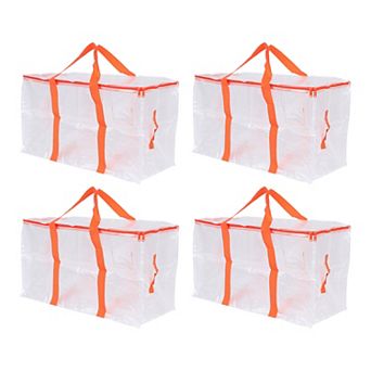 4 Packs Clothes Storage, Foldable Storage Bags, Moving Bags for Closet Organizers with Handles