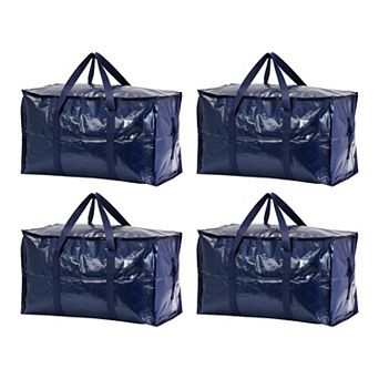 4 Packs Clothes Storage, Foldable Storage Bags, Moving Bags for Closet Organizers with Handles
