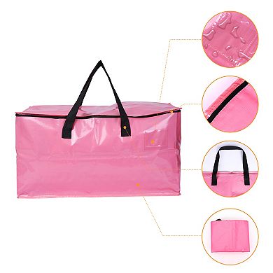 4 Packs Clothes Storage, Moving Bags for Organizing Clothing, Closet Organizers with Handles