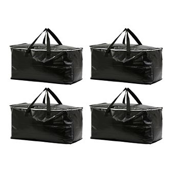 4 Packs Clothes Storage, Moving Bags for Organizing Clothing, Closet Organizers with Handles
