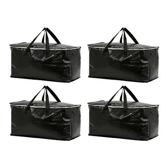 4 Packs Clothes Storage, Moving Bags for Organizing Clothing, Closet Organizers with Handles