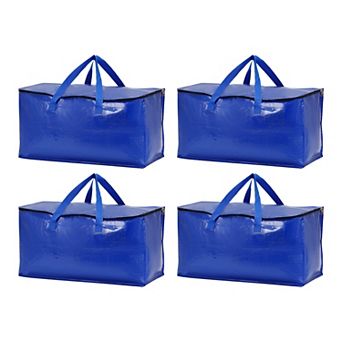 4 Packs Clothes Storage, Moving Bags for Organizing Clothing, Closet Organizers with Handles