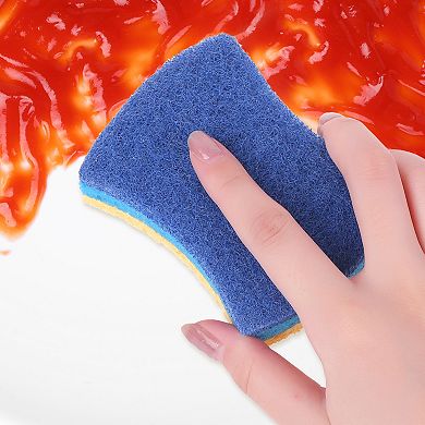 Scrub Sponges Kitchen, Dual Sided Cleaning Sponges for Kitchen, Household, Bathroom
