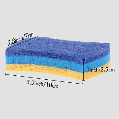 Scrub Sponges Kitchen, Dual Sided Cleaning Sponges for Kitchen, Household, Bathroom