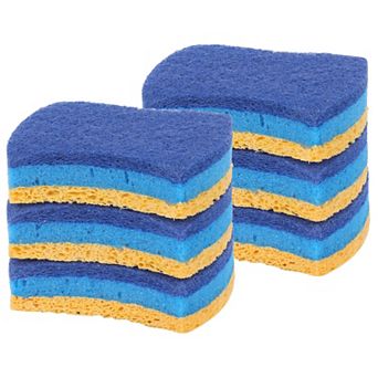 Scrub Sponges Kitchen, Dual Sided Cleaning Sponges for Kitchen, Household, Bathroom