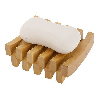 Portable Square Soap Dish for Bathroom for Kitchen 4.33"x3.54"x1.57" 1 Pc