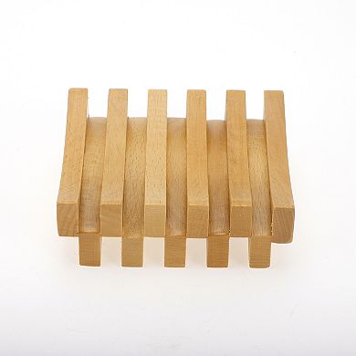 Portable Square Soap Dish for Bathroom for Kitchen 4.33"x3.54"x1.57" 1 Pc