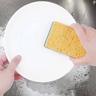 Scrub Dish Sponges, Cleaning Sponges, Stand Up to Stuck on Grime Kitchen Sponges for Household