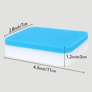 6 Pcs Non-Scratch Scrub Cleaning Sponges, Dual-Sided Kitchen Sponges, Sponges for Dishes