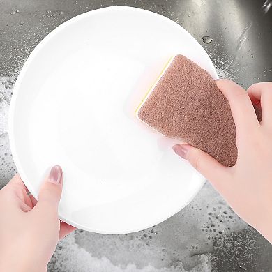 Scrub Sponges Kitchen, Scrub Dish Sponges, Dual-Sided Cleaning Sponges for Kitchen
